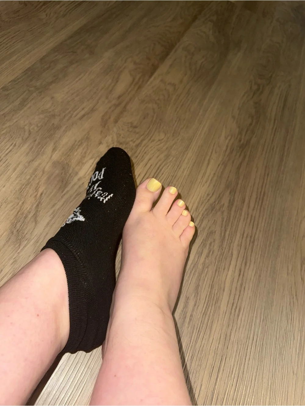 Used WORN women’s  No-Show Socks with Eye Logo